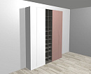 Концептуальный распашной шкаф, фасад VERTA &amp; ONIT