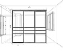 Межкомнатная перегородка из стекла для зонирования гостиной