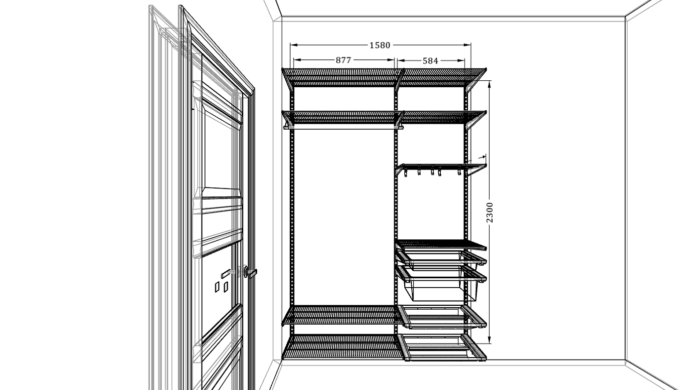 Система хранения в гостиной Система хранения в гостиной